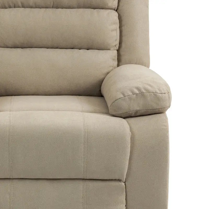Set aus 2 manuell verstellbaren Relaxsesseln aus Baumwollstoff - 155° Neigungswinkel