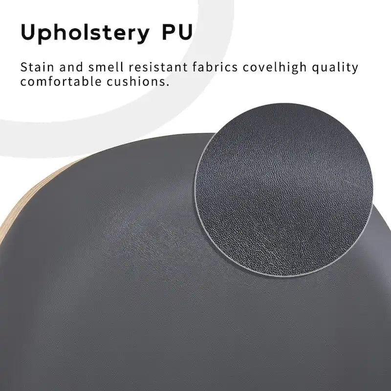 Ergonomische meditatiestoel met verstelbare rugleuning, armleuningen en gasveer - PU-leer